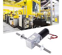 OVAQUIXI Moteur à Vis sans Fin M8 avec Réduction de Vitesse pour les Applications Robotiques, Construction Robuste et Bride à Double Filetage pour des Performances Améliorées (Rapport de réduction
