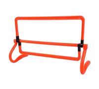 OVAQUIXI Obstacles D'entraînement de Football Réglables pour L'amélioration de l'agilité de la Vitesse pour L'athlétisme et Le Terrain de Football, PVC Orange 5 Pièces