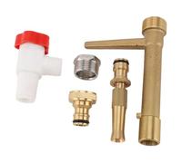 OVAQUIXI Outil oupleur Rapide, Vanne D'eau à Connexion Rapide ABS en Laiton et Acier Inoxydable pour L'irrigation par Aspersion, avec Installation Facile pour L'aménagement