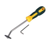 OVAQUIXI Outil Professionnel de Retrait de Coulis, Grattoir Manuel pour Joints de Carrelage avec Poignée Ergonomique Souple pour la Maison, le Bureau, la Salle de Bain, la Cuisine, la