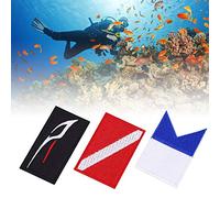 OVAQUIXI Pack de Patchs de Drapeau de Plongée de Haute qualité, Lot de 3 Patchs Brodés en Polyester pour Plongeurs, Accessoires de Bricolage à Repasser