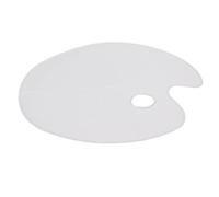 OVAQUIXI Palette de Peinture Planches de Mélange D'aquarelle Planches de Mélange de Peinture d'artiste Bords Brillants Nettoyage Facile Base Lestée Antidérapante pour Artistes Créateurs