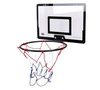 OVAQUIXI Panier de Basket Intérieur 30cm Cadre en Fer avec Fixation Murale | Tampons EVA Réducteurs de Bruit, Crochets Adhésifs et Fixation par Vis, Panneau Arrière en Plastique 40x26cm, pour Jeu à la