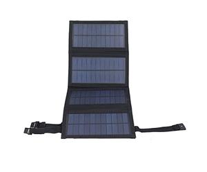 OVAQUIXI Panneau Solaire Pliable 20W Chargeur USB IP65 Camping Extérieur | Tissu Oxford, Cellules Polycristallines, Chargeur Portable, Camping et Randonnée, Téléphones, Tablettes, Caméras, GPS