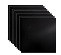OVAQUIXI Papier de Test de Gravure Noir 10 Pièces, pour Machine de Marquage | Papier de Gradation Double Face, Test de Vitesse de Mise au Point de Puissance, Réponse Thermique Stable, Calibrage par Lots