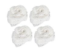 OVAQUIXI Paquet de Viande en Coton de qualité Supérieure, Rouleau de Filet D'emballage 4 Pièces pour la Fabrication de Saucisses, Verrouillage Efficace des Saveurs pour les Amateurs de Barbecue