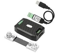 OVAQUIXI PEACEFAIR PZEM-017 Compteur de Courant Continu avancé pour L'analyse et la de L'énergie dans les Systèmes Solaires 50A/100A/200A/300A (PZEM-017+100 USB)