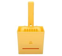 OVAQUIXI Pelles à Litière, Pelle à Litière pour Chat Multifonctionnelle et Confortable à Long Manche Amovible avec Support de Rangement (Yellow)