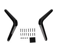 OVAQUIXI Pied de Support pour Téléviseur, Pieds Robustes en Plastique avec Patins Antidérapants pour Smart TV, Installation Facile en 5 Minutes sans Outils