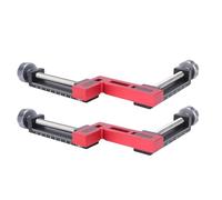 OVAQUIXI Pince de Coin, Pince à Bois Set 2 Pinces à Angle Droit Pinces 4 G et 4 Rondelles en Alliage D'aluminium Kit de Montage D'angle