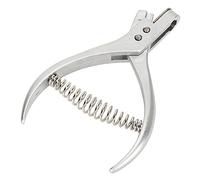 OVAQUIXI Pince Perforatrice en Forme de U en Acier Inoxydable, Perforatrice Manuelle avec Poignée Ergonomique, Outil Haute Tension pour Projets d'artisanat et Vérification de Billets