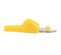 OVAQUIXI Pince Pince de Test de Télécommunication Électrique Portable et Sûre pour Divers Projets Cupronickel Ouverture 25mm 1 Unité (YELLOW)