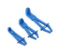 OVAQUIXI Pince Serrage Conduite de Tuyau 3 Pièces, avec Couleur Vive, Outils de Serrage de Conduite en Plastique ABS, Pinces de Voiture Non Conductrices, pour Chauffages/radiateurs (BLUE)