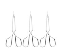 OVAQUIXI Pinces à Ciseaux à Pain de Cuisine, Super Faciles à Nettoyer, Pinces à Barbecue pour Tourner et Serrer Divers Aliments, 12 Pièces