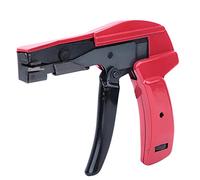 OVAQUIXI Pistolet à Serre-câbles Robuste, Outil de Fixation et de Coupe pour Serre-câbles en Nylon de 2,4 à 4,8 Mm, Boîtier Métallique Robuste, Finition Professionnelle