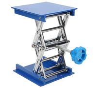 OVAQUIXI Plate-forme de Levage de Laboratoire, Support en Aluminium, Cric de Laboratoire 100x100mm, Hauteur Réglable 45-140mm, pour équipement de de Physique, de Chimie et de