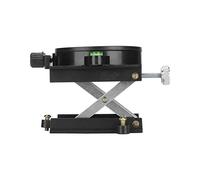 OVAQUIXI Plate-forme élévatrice à Ciseaux de Laboratoire, Rotation à 360 Degrés, Support de Levage Réglable en Hauteur de 6,5 Cm avec Réglage Fin Horizontal pour les Expériences de