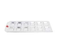 OVAQUIXI Plateau à Raviolis carré de qualité Supérieure, Outil de Fabrication de Pierogi Durable avec 12 Trous, Enseigner et Impliquer les Enfants dans L'art du Pierogi