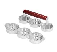 OVAQUIXI Presse à Hamburger, Machine à Hamburger, Mini Moule à Presse Facile à Utiliser pour Une Cuisson Uniforme, Adaptée aux Petites Cuisines et aux Véhicules Récréatifs