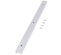 OVAQUIXI Rail en T en Alliage D'aluminium, Durable et Facile à Utiliser, pour Fixations et Barres de Travail du Bois, 400 Mm avec Vis pour établi de Scie à Bras Radial