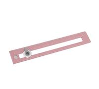 OVAQUIXI Rapporteur Compas 2 en 1, Règle avec échelle Transparente de 15 Cm, Outil de Mesure Précis pour le Dessin étudiant (PINK)