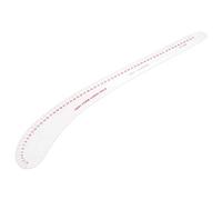 OVAQUIXI Règle Carrée en L en Plastique, Outil de Mesure de Couture Léger avec Graduations pour la Fabrication de Plaques de Coupe de Dessin Artisanal sur Mesure (12-260)