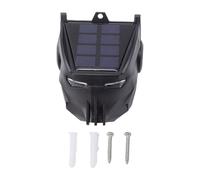 OVAQUIXI Répulsif Solaire pour Animaux avec Panneau en Silicium Polycristallin, LED Rouge Dissuasion de la Faune, Batterie 1,2 V 600 MA, Lutte Antiparasitaire étanche à la Pluie pour Cour, Ferme,