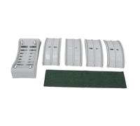 OVAQUIXI Roue d'exercice pour Chat Tapis Roulant Silencieux en PP pour Chats d'intérieur Base de 80 Cm avec Verrouillage Bords Arrondis Prévention du Pincement des Griffes Assemblage Facile pour Une