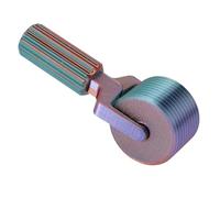 OVAQUIXI Rouleau de Peinture en, Léger, Facile à Démonter, Taille Compacte, Matériau PLA imprimé en 3D pour la Broderie de