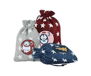 OVAQUIXI Set de 25 Badges Numérotés de Calendrier de L' 38mm, épingle de Comptes à Rebours de Noël avec Fermeture de sûreté pour Rubans, Sacs, Colis (79.00)
