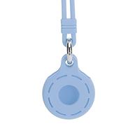 OVAQUIXI Silicone Locator Protective Sleeve, Anti-Lost White (Blue) | Passage ScratchSignal, dragonne en silicone, boucle, transport de voyage, utilisation quotidienne