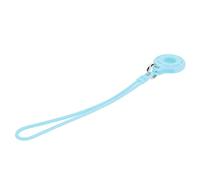 OVAQUIXI Silicone Locator Protective Sleeve, Anti-Lost White (Mint Green) | Passage ScratchSignal, dragonne en silicone, boucle, transport de voyage, utilisation quotidienne