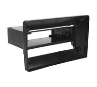 OVAQUIXI Support Autoradio 1 DIN, Cadre de Tableau de Bord Universel 23 cm, Compatible GPS Navigation Android