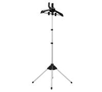 OVAQUIXI Support de Défroisseur Pliable pour Vêtements, Support à Vêtements à Hauteur Réglable avec 2 Clips pour Voyage et Usage Domestique (style 1)