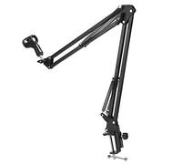 OVAQUIXI Support de Perche Micro à Suspension, 31,5 Pouces | Construction métallique, ressort renforcé, capacité de charge de 1 kg, enregistrement de bureau, portable pliable en deux.