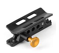OVAQUIXI Support D'extincteur Réglable en Nylon Aluminium Fit (GOLD) | Dégagement Rapide, Ajustement du Siège, Sans Perçage, Billes de Rétention, Nylon Aluminium, Porte-bouteille de Feu