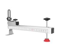 OVAQUIXI Support Mural de Niveau, Support Mural Ajustable et Suspendu avec échelle Claire en Alliage D'aluminium et Acier Inoxydable 31cm/12.2in