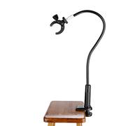OVAQUIXI Table de Toilettage pour Animaux de Compagnie, Support de Sèche-cheveux, Pince de Serrage, Bras Réglable à 360 Degrés avec Construction en Alliage D'aluminium Non Toxique pour