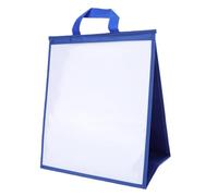 OVAQUIXI Tableau Blanc Effaçable à Sec, Tableau Debout Triple Pliant Double Face avec Poignée Portable pour L'étude au Bureau Scolaire