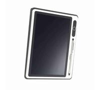OVAQUIXI Tablette d'écriture LCD, Bloc-Notes LCD Flexible, Bloc-Notes Numérique de 9 Pouces avec Capteur de Pression pour Les Réunions d'étude et de Travail (Noir (avec étui en Cuir))