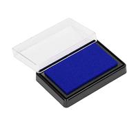 OVAQUIXI Tampon Encreur Empreinte de bébé, Sûr, Non Toxique, Facile à Nettoyer, pour les Bébés et les Animaux Domestiques (Encre bleue)