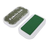 OVAQUIXI Tampon Encreur éponge, Encre de Tampon Lavable avec Motif Clair sur Papier Tissu Bois, pour Tampons en Caoutchouc Bricolage (BD-265 Vert pin)