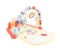 OVAQUIXI Tapis de Jeu de Gymnastique pour bébé avec Cadre de Remise en Forme de Musique Légère pour Les Nouveau-nés Tapis d'activité sur Le Ventre Matériau ABS + PP