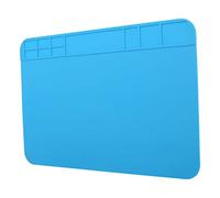 OVAQUIXI Tapis de Réparation en Silicone Résistant à la Chaleur, Tampon de Soudure Durable pour Plate-Forme de Maintenance D'ordinateur et de Téléphone, Bleu 30 X 20 Cm avec intensité de Champ