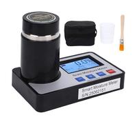 OVAQUIXI Testeur d'humidité des Grains, Humidimètre 19 Grains avec Compensation de Température avec écran LCD pour Grains de café, Grains de Cacao, blé