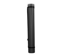OVAQUIXI Tube d'affiche Extensible, Support de Plan Portable étanche avec Sangles, Grande capacité pour Les œuvres d'art et Les Affiches, Taille Réglable pour Un Transport Facile (Black)