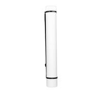 OVAQUIXI Tube d'affiche Extensible, Support de Plan Portable étanche avec Sangles, Grande capacité pour Les œuvres d'art et Les Affiches, Taille Réglable pour Un Transport Facile (White)