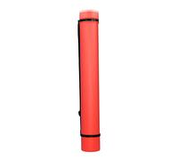 OVAQUIXI Tube d'affiche Extensible, Support de Plan Portable étanche avec Sangles, Grande capacité pour Les œuvres d'art et Les Affiches, Taille Réglable pour Un Transport Facile (Rouge)