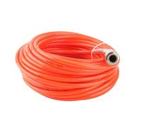 OVAQUIXI Tube Pneumatique à Haute Pression en Polyuréthane renforcé, pour Chantiers de Construction, 20m de Long, 8mm de Diamètre Extérieur (rouge)