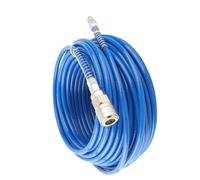 OVAQUIXI Tube Pneumatique à Haute Pression en Polyuréthane renforcé, pour Chantiers de Construction, 20m de Long, 8mm de Diamètre Extérieur (BLUE)